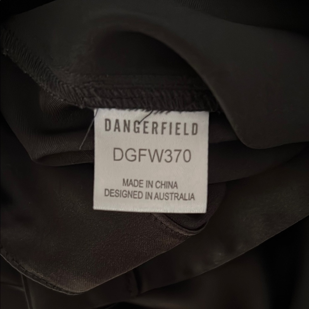 Dangerfield Black Satin Pants - Picture 5 of 6